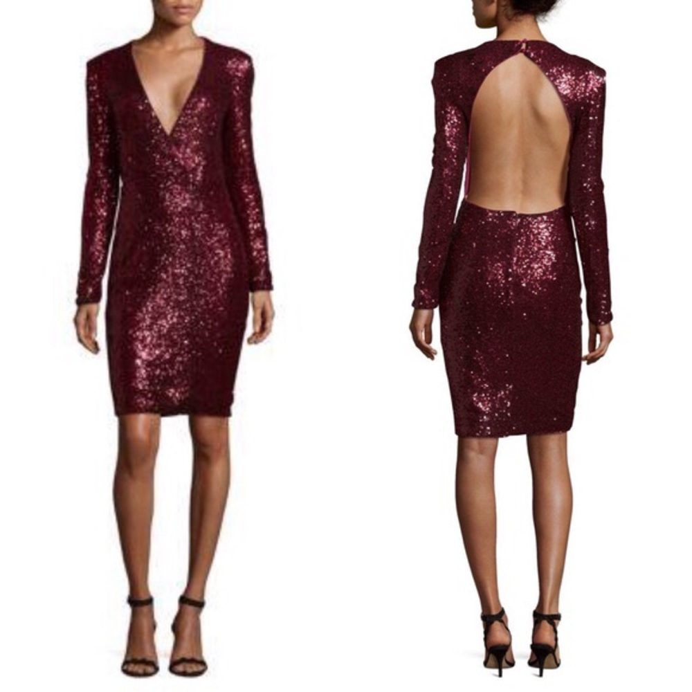 Fame & Partners Red Sequin Dress♥️ Make an Offer!!